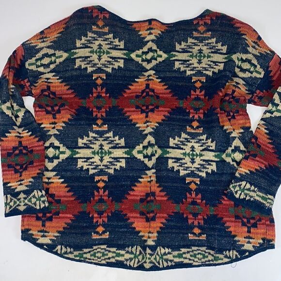 Denim & Supply Aztec print sweater C32 - Picture 8 of 8